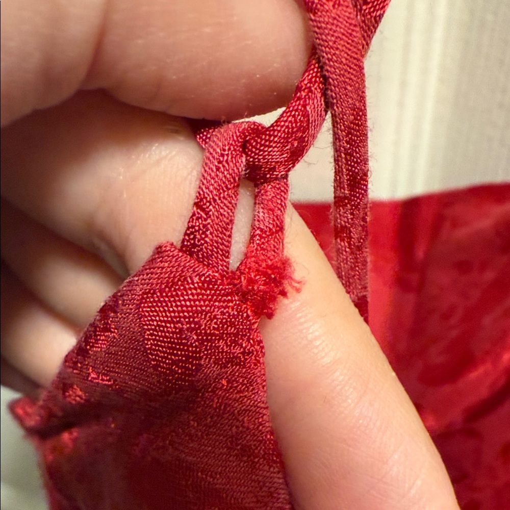 For Love & Lemons - Red Gabrielle Mini Dress - Size M - Picture 8 of 8